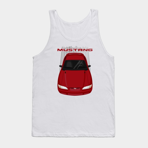 Mustang GT 1994 to 1998 SN95 - Laser Red Tank Top by V8social